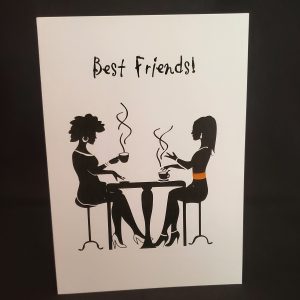 "Best Friends!" Girlfriend Card