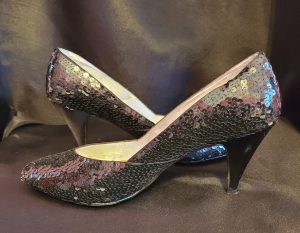 Black Sequined Pumps! (Retroglam)
