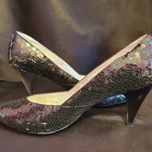Black Sequined Pumps! (Retroglam)