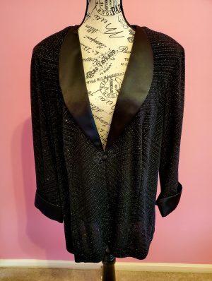 Black Metallic Jacket (Retroglam)