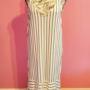 Black and White Cotton Sundress (Glam)