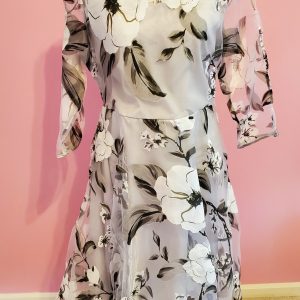 Gray and Black Cocktail Dress (Retroglam)