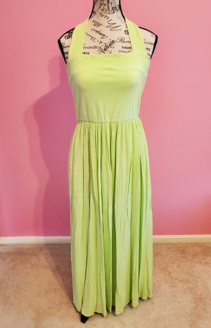 Green Halter Sundress (Glam)