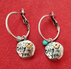 "Only You" Silver Earrings
