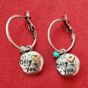 "Only You" Silver Earrings