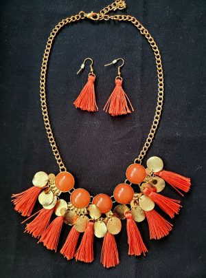 Orange Fanfare Necklace!