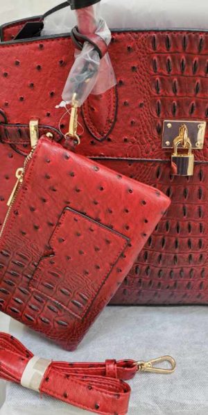 Red Croc Style Purse!