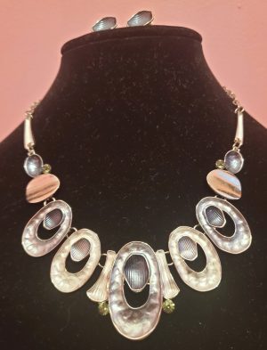 Silver/Aqua Blue Necklace *15% Off!*