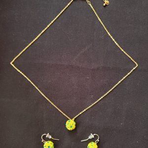 Yellow, Turquoise Necklace