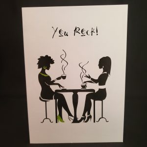 "You Rock!" Girlfriend Card