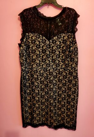 Black Mesh Dress (Glam)