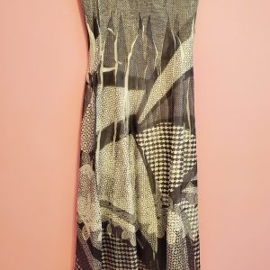 Gray and White Skirt Dress (Retroglam)