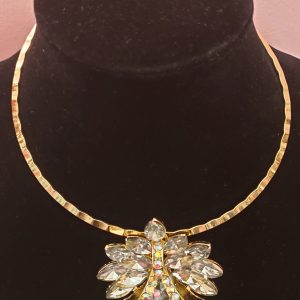 Butterfly Rhinestone Necklace