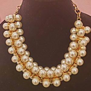 Let's Do Pearls! (Necklace with pearl earrings)